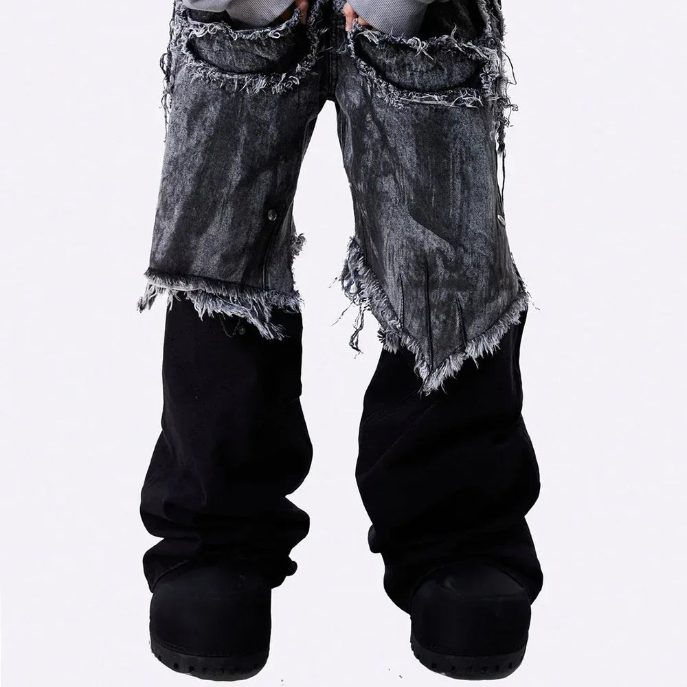 Chaos Dream Waxed Gray Layer Pants - COZY WORLDWIDE - VENTURER