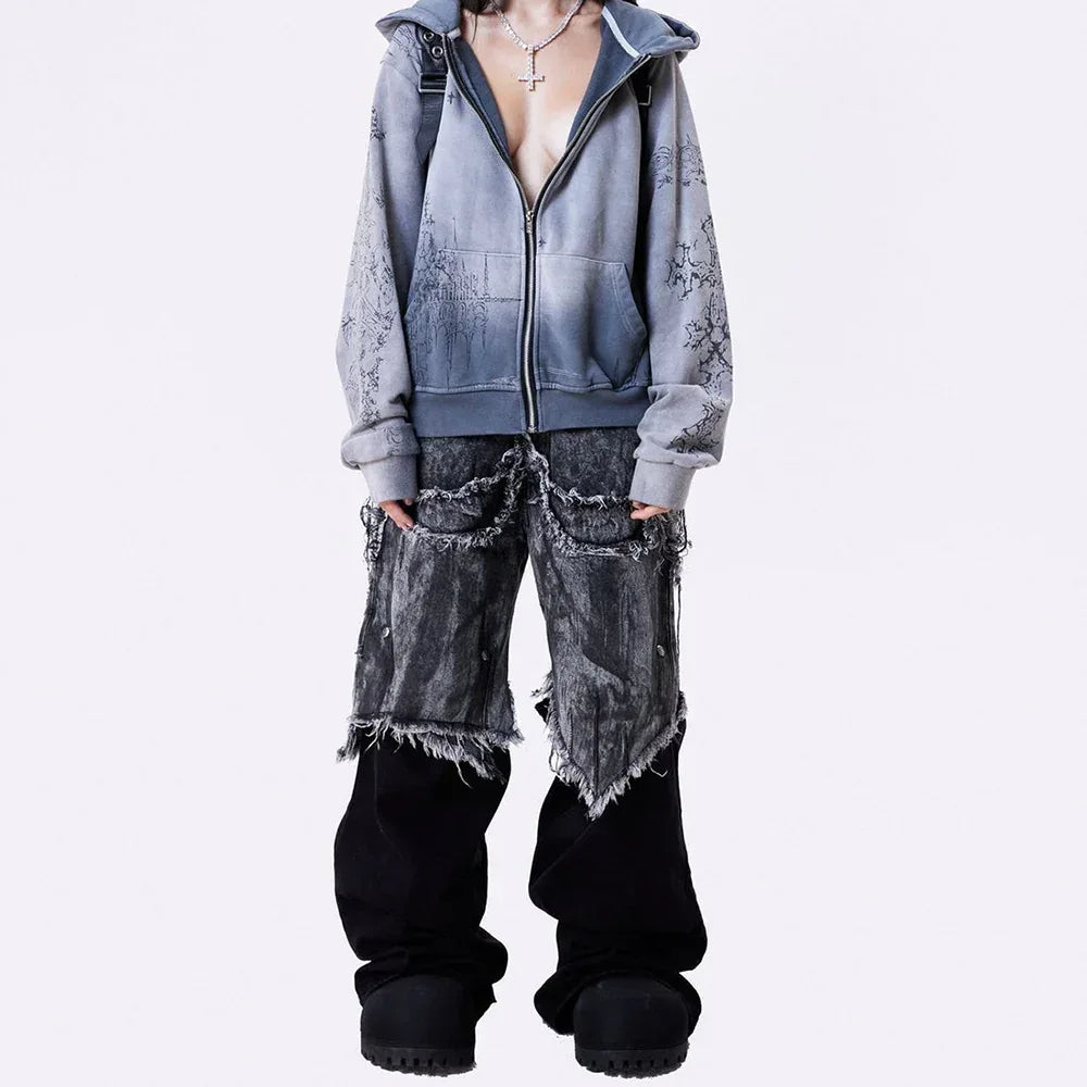 Chaos Dream Waxed Gray Layer Pants - COZY WORLDWIDE - VENTURER