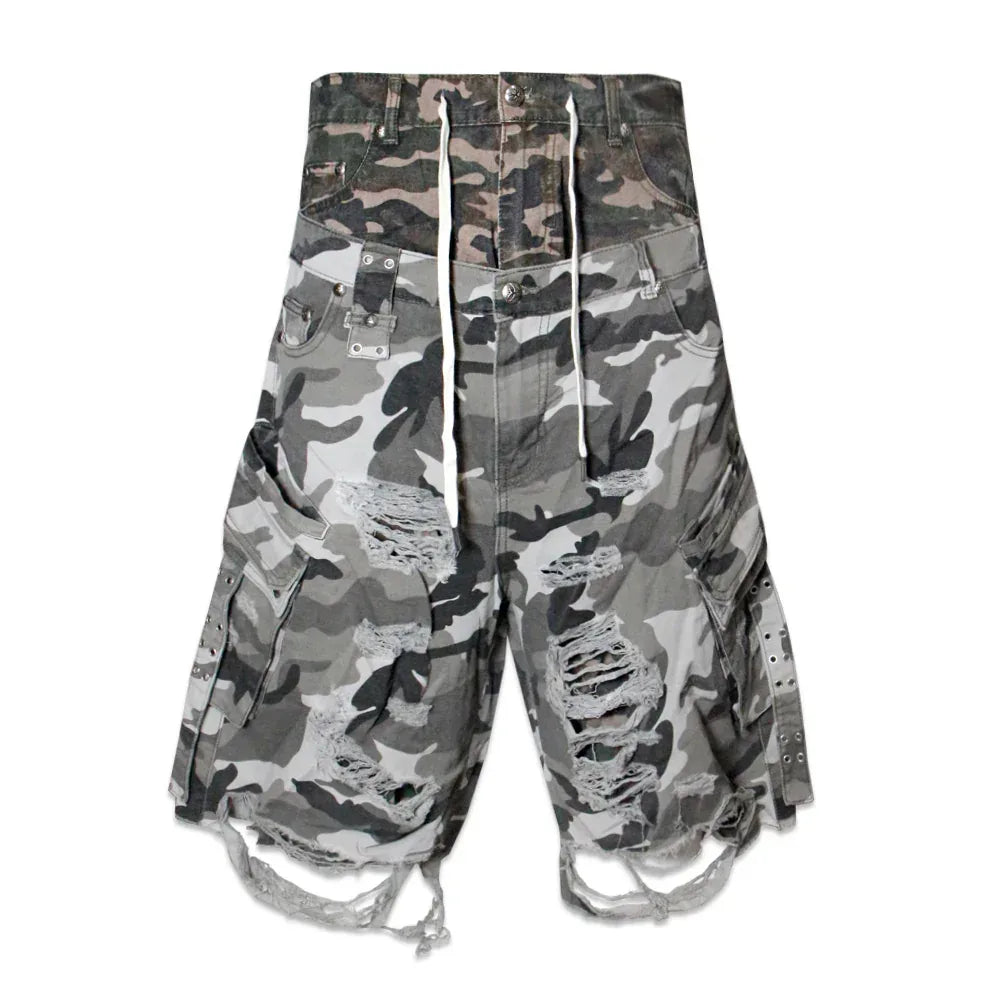 Chaos Dream Waxed Camo Jorts - COZY WORLDWIDE - VENTURER