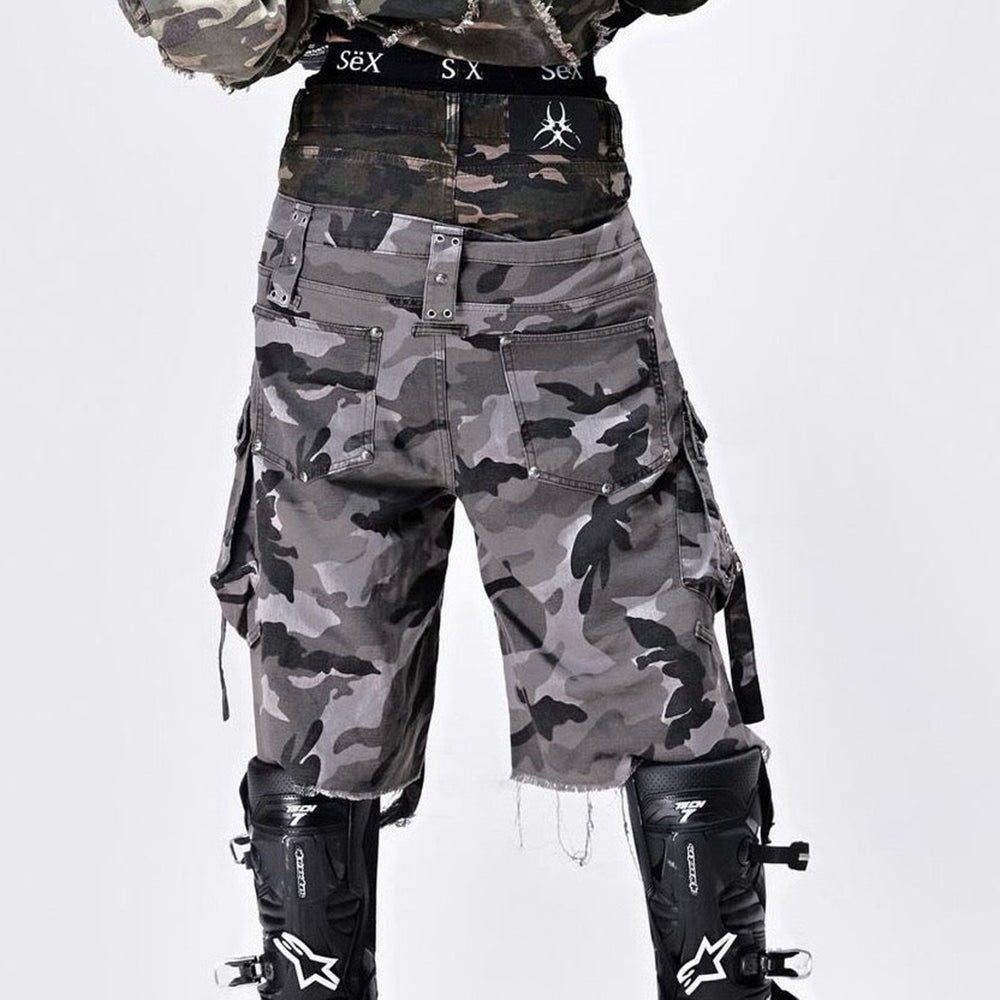 Chaos Dream Waxed Camo Jorts