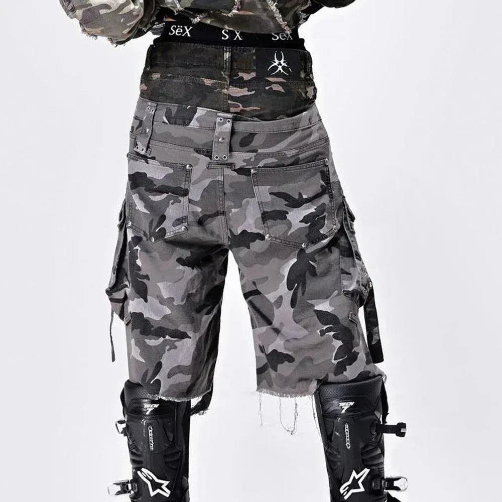 Chaos Dream Waxed Camo Jorts - COZY WORLDWIDE - VENTURER