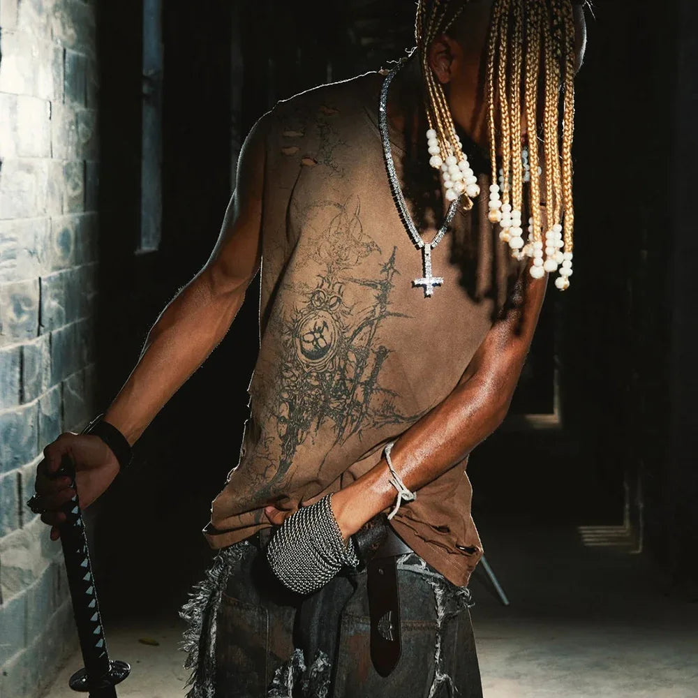 Knight Of Chaos Tanktop - COZY WORLDWIDE - VENTURER