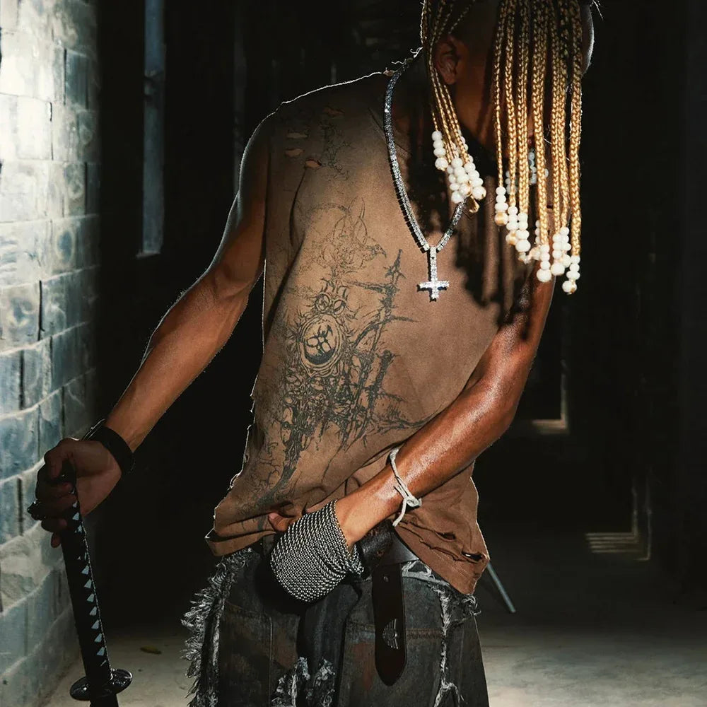 Knight Of Chaos Tanktop - COZY WORLDWIDE - VENTURER