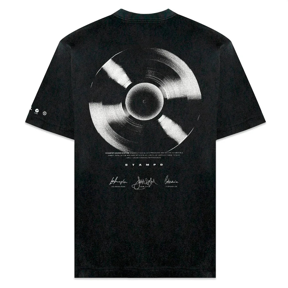 Sound System Vinyl Relaxed Tee - STAMPD - VENTURER