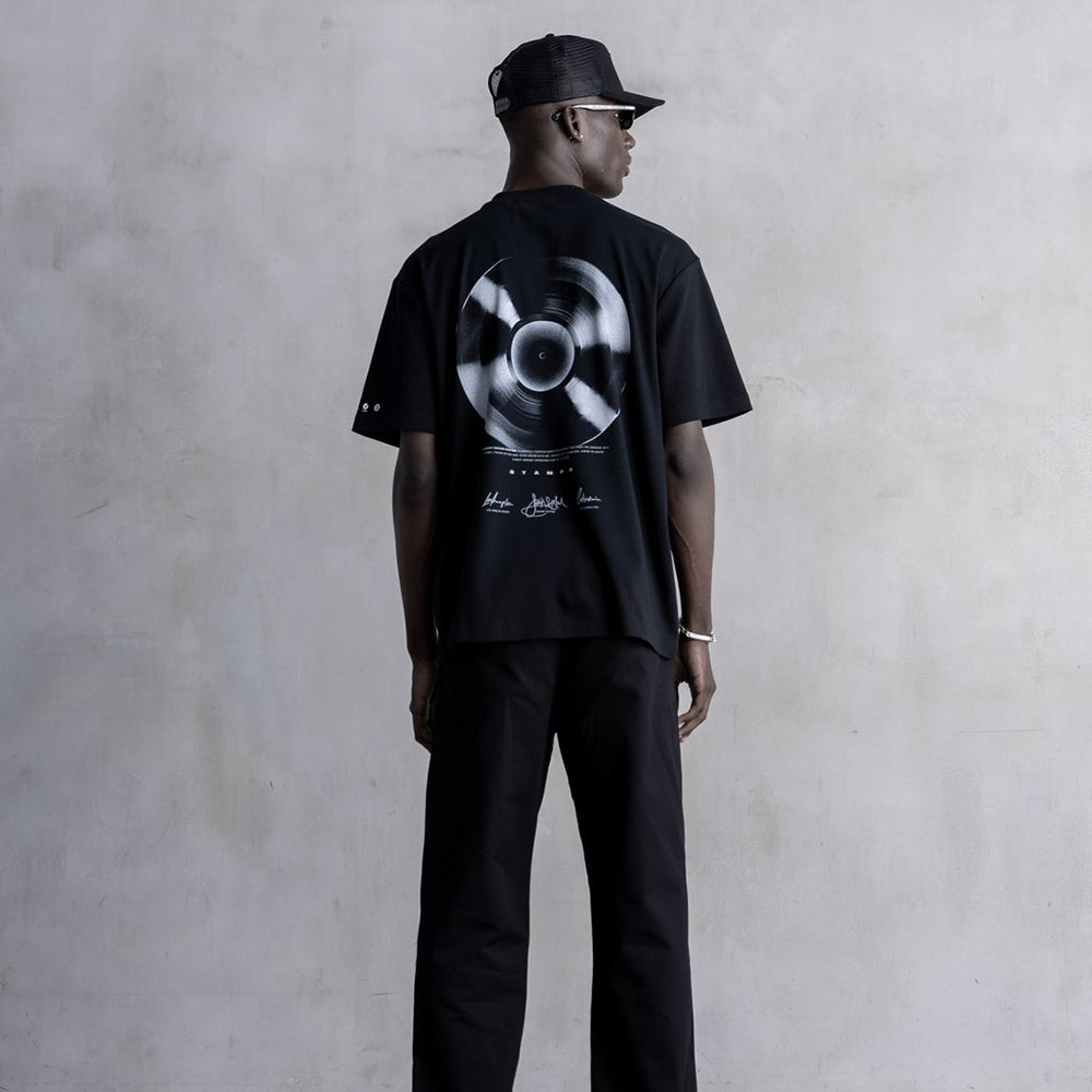 Sound System Vinyl Relaxed Tee - STAMPD - VENTURER