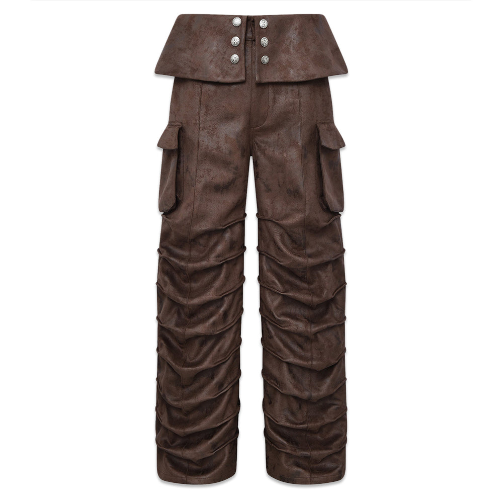 Suede Armor Pants
