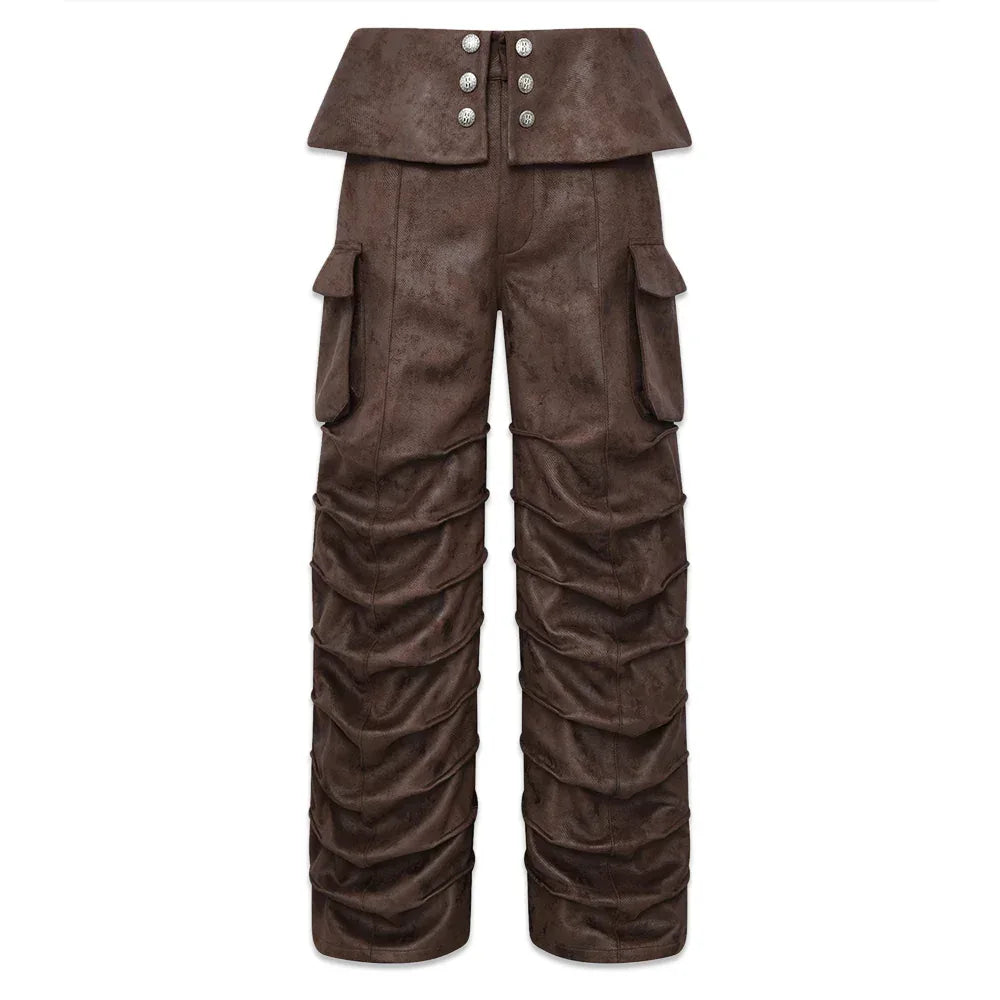 Suede Armor Pants - BIRTH OF ROYAL CHILD - VENTURER