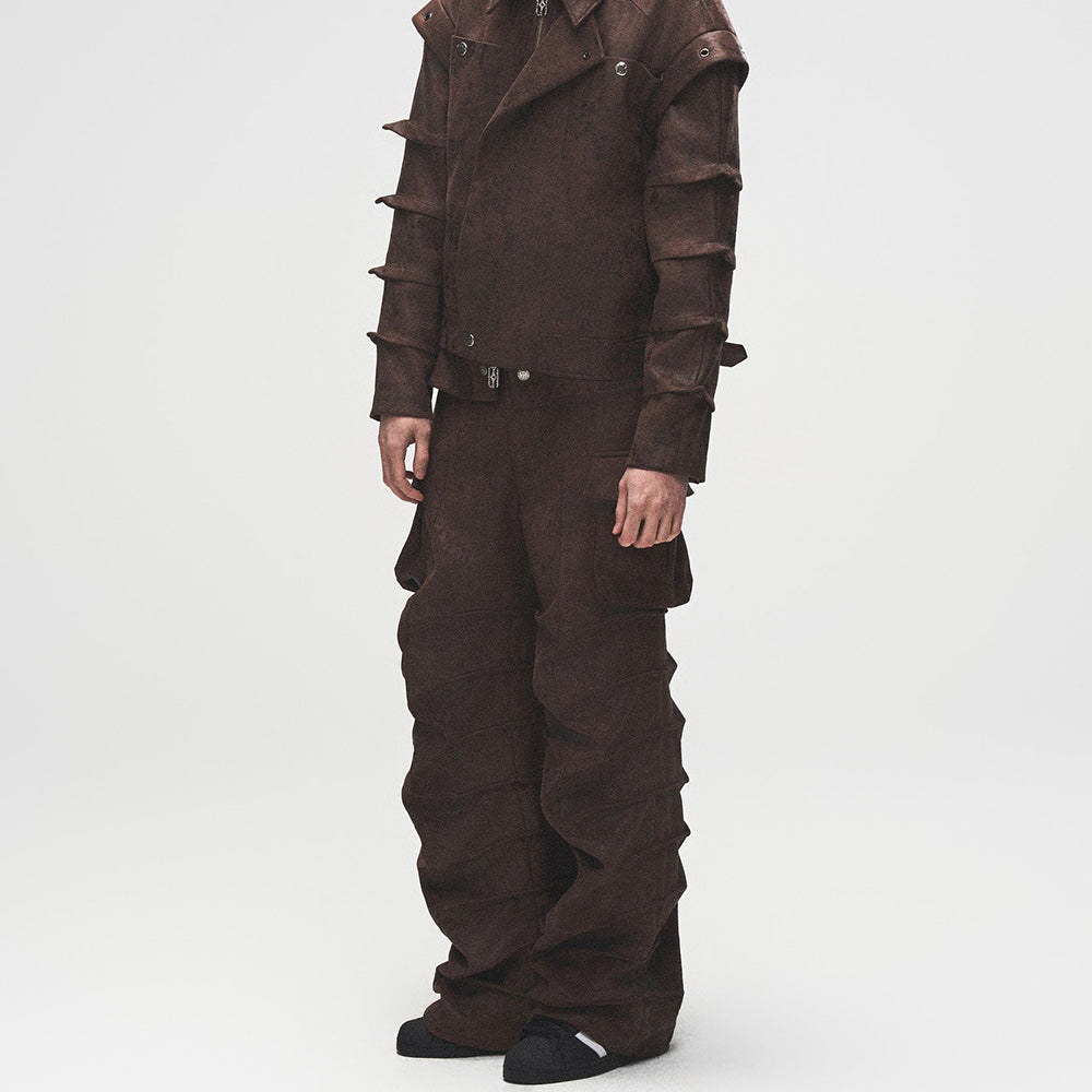 Suede Armor Pants