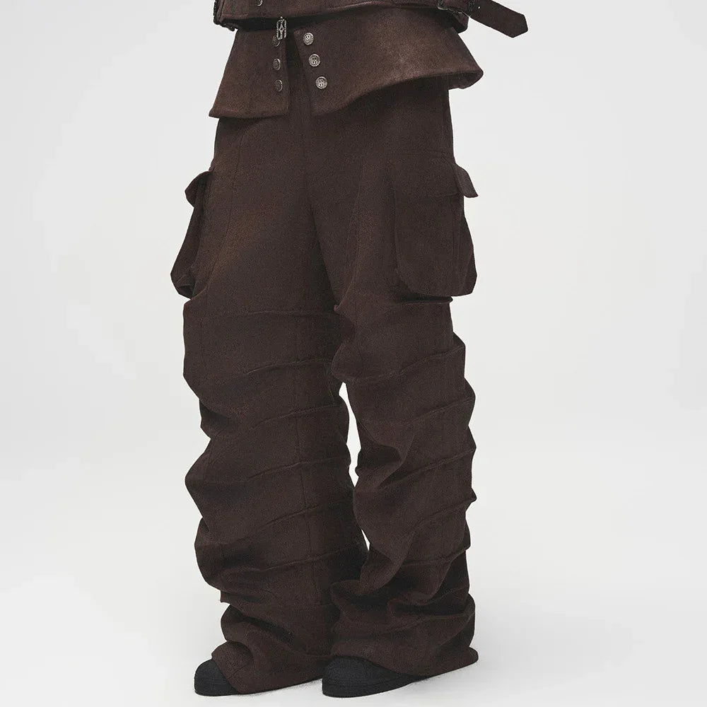 Suede Armor Pants - BIRTH OF ROYAL CHILD - VENTURER