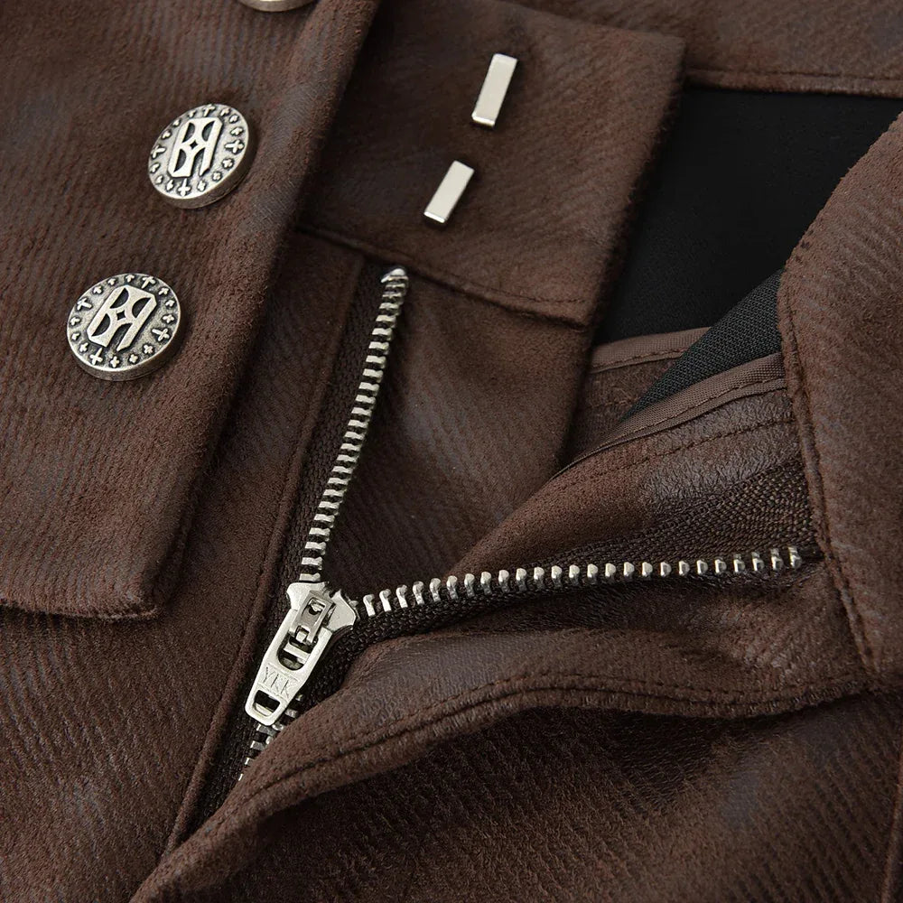 Suede Armor Pants - BIRTH OF ROYAL CHILD - VENTURER