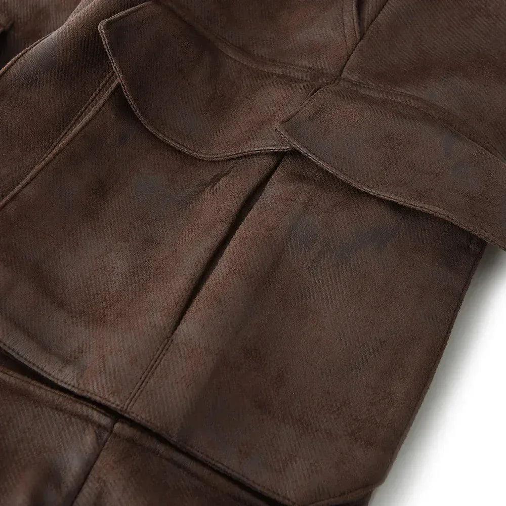 Suede Armor Pants - BIRTH OF ROYAL CHILD - VENTURER