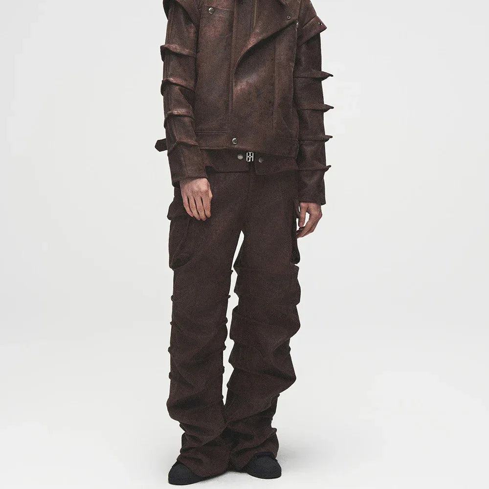 Suede Armor Pants - BIRTH OF ROYAL CHILD - VENTURER