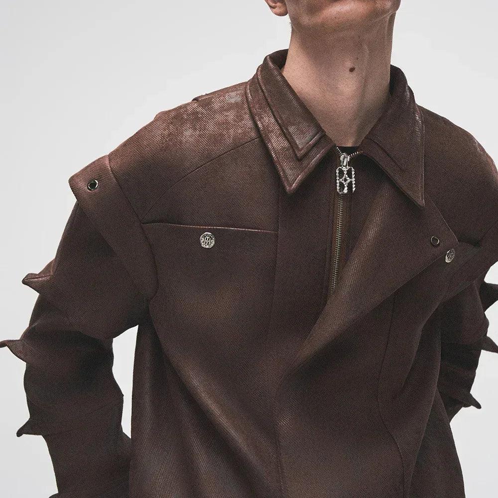 Suede Armor Jacket - BIRTH OF ROYAL CHILD - VENTURER