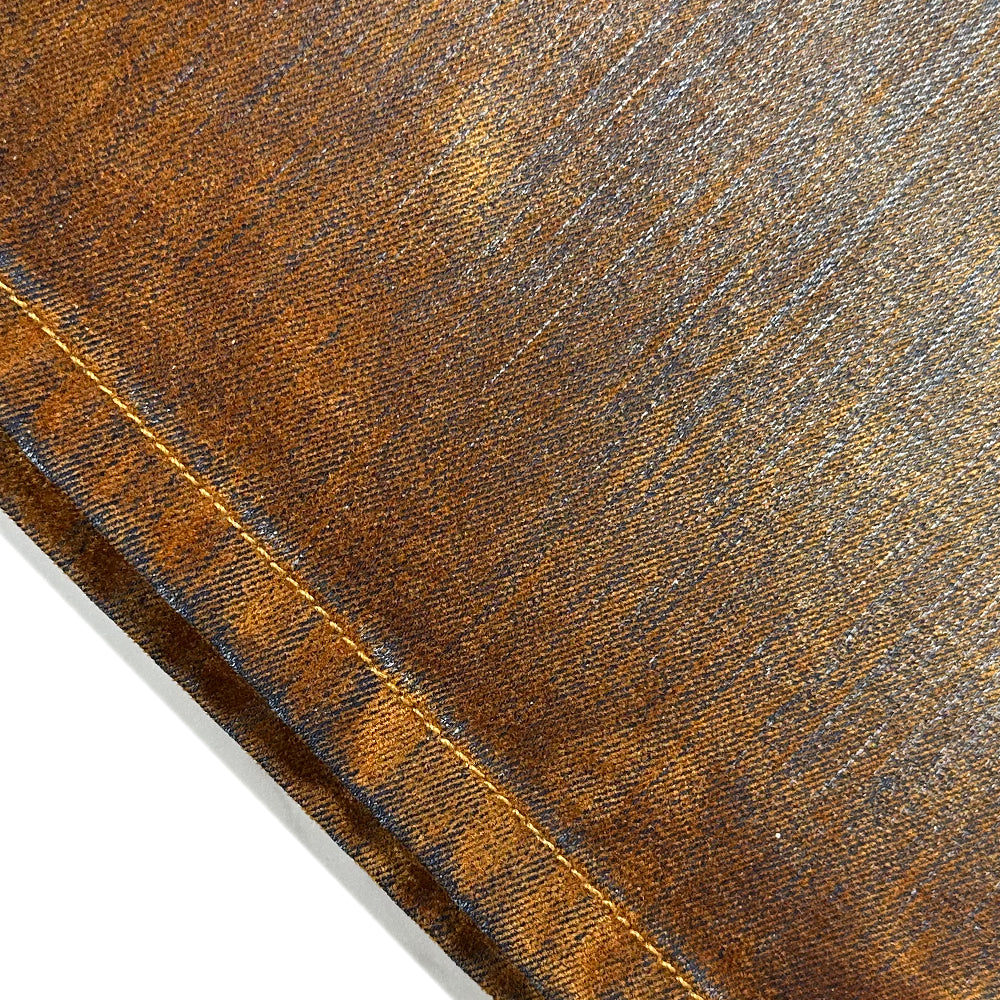 Zander Stretch Suede Denim Baggy Shorts