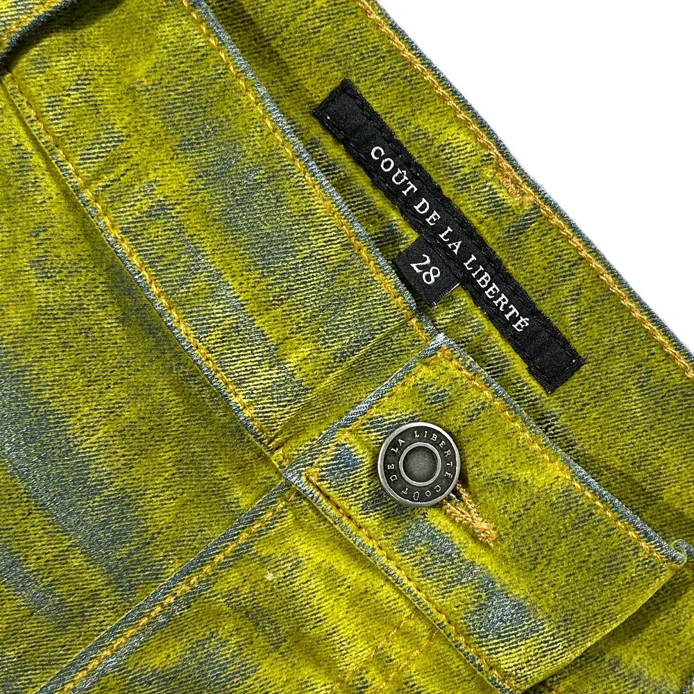 Zander Stretch Suede Denim Baggy Shorts - Cout De La Liberte - VENTURER