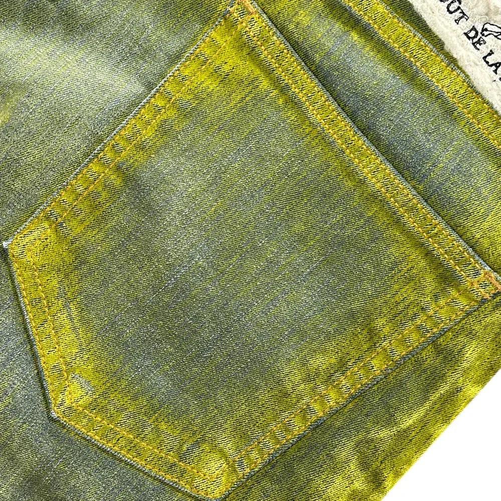 Zander Stretch Suede Denim Baggy Shorts - Cout De La Liberte - VENTURER