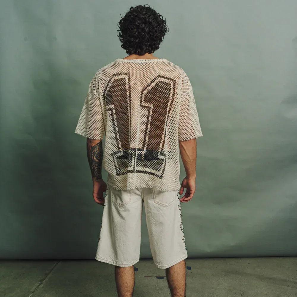 Roosevelt Fisherman OG Net Football Tee - Cout De La Liberte - VENTURER