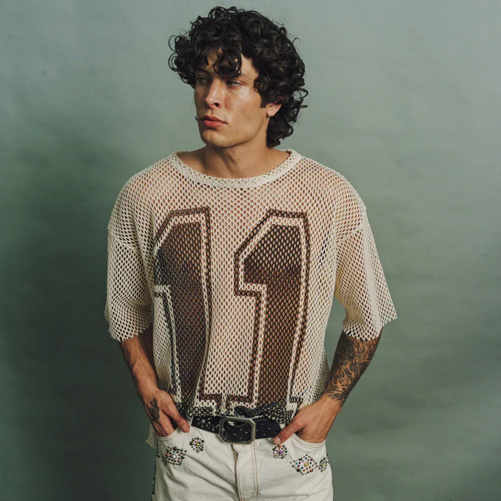 Roosevelt Fisherman OG Net Football Tee - Cout De La Liberte - VENTURER