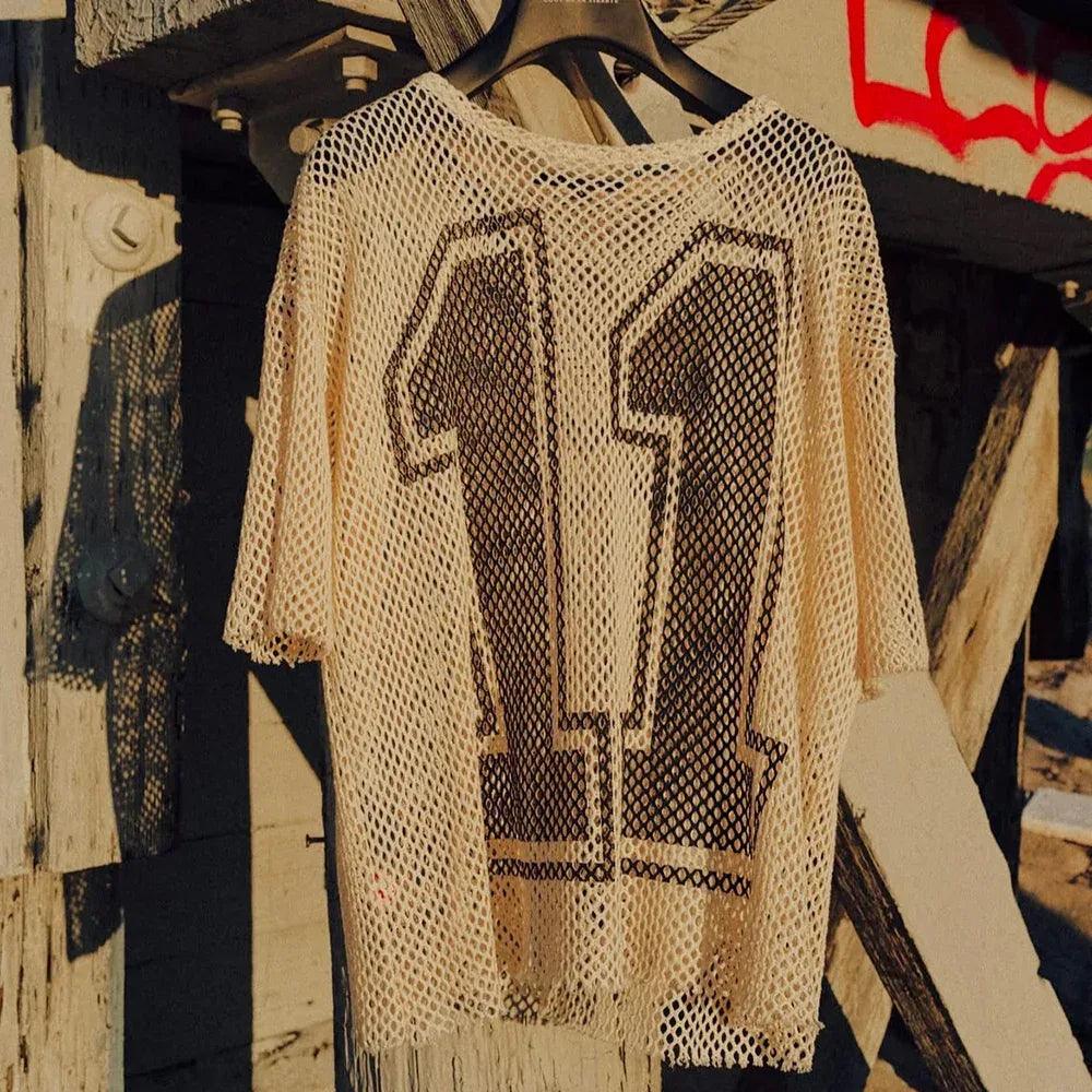 Roosevelt Fisherman OG Net Football Tee - Cout De La Liberte - VENTURER