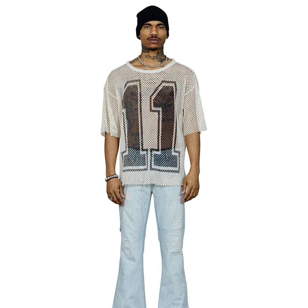 Roosevelt Fisherman OG Net Football Tee - Cout De La Liberte - VENTURER