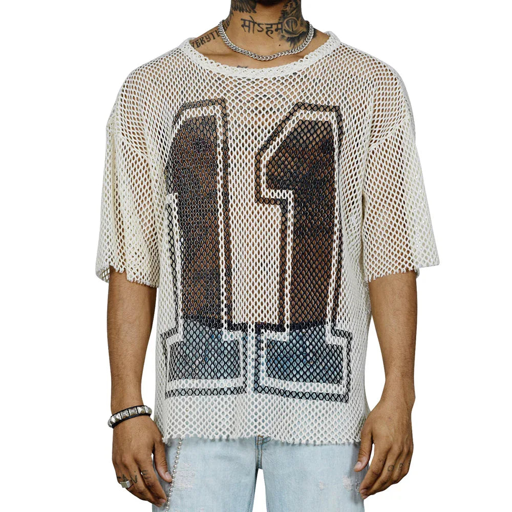 Roosevelt Fisherman OG Net Football Tee - Cout De La Liberte - VENTURER