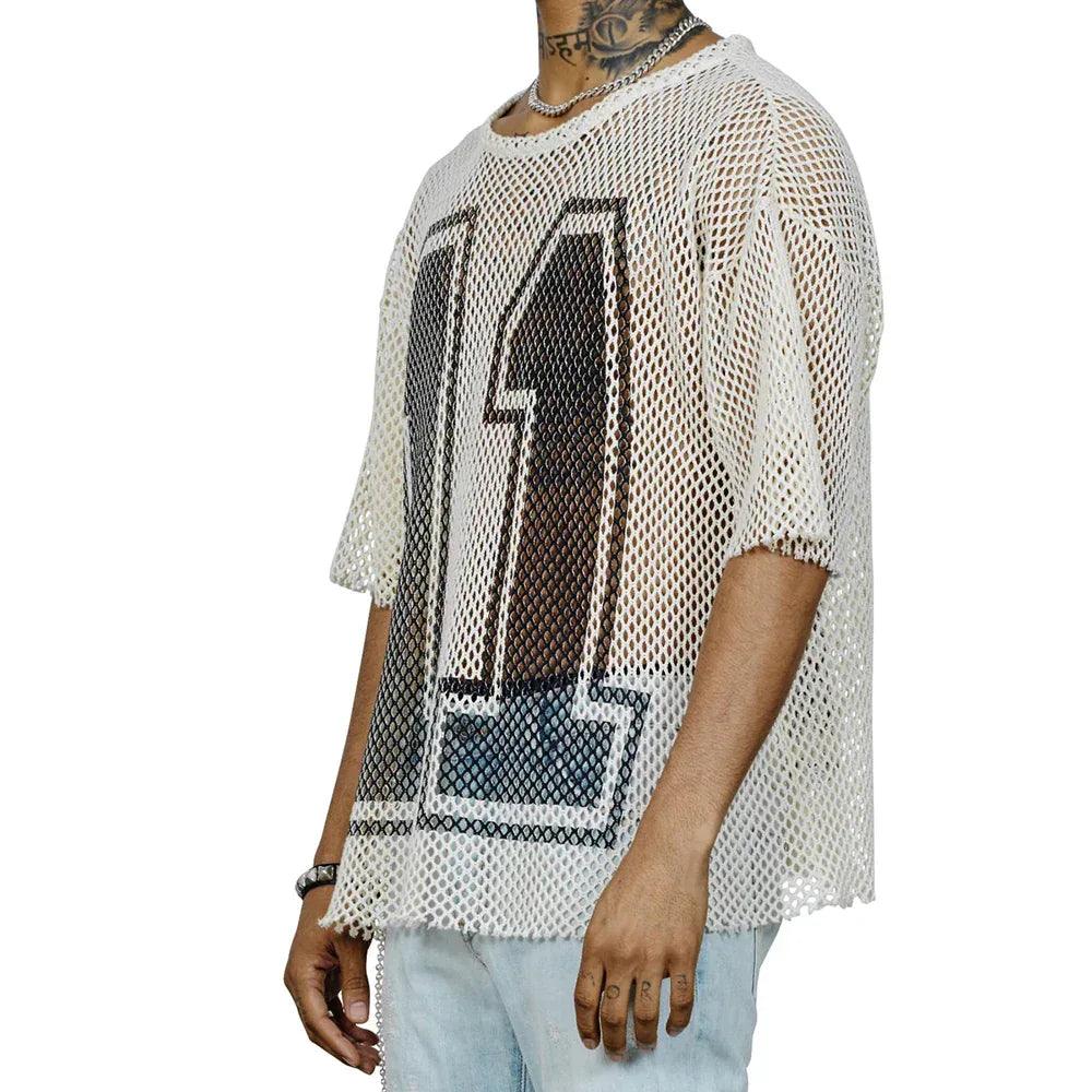 Roosevelt Fisherman OG Net Football Tee - Cout De La Liberte - VENTURER
