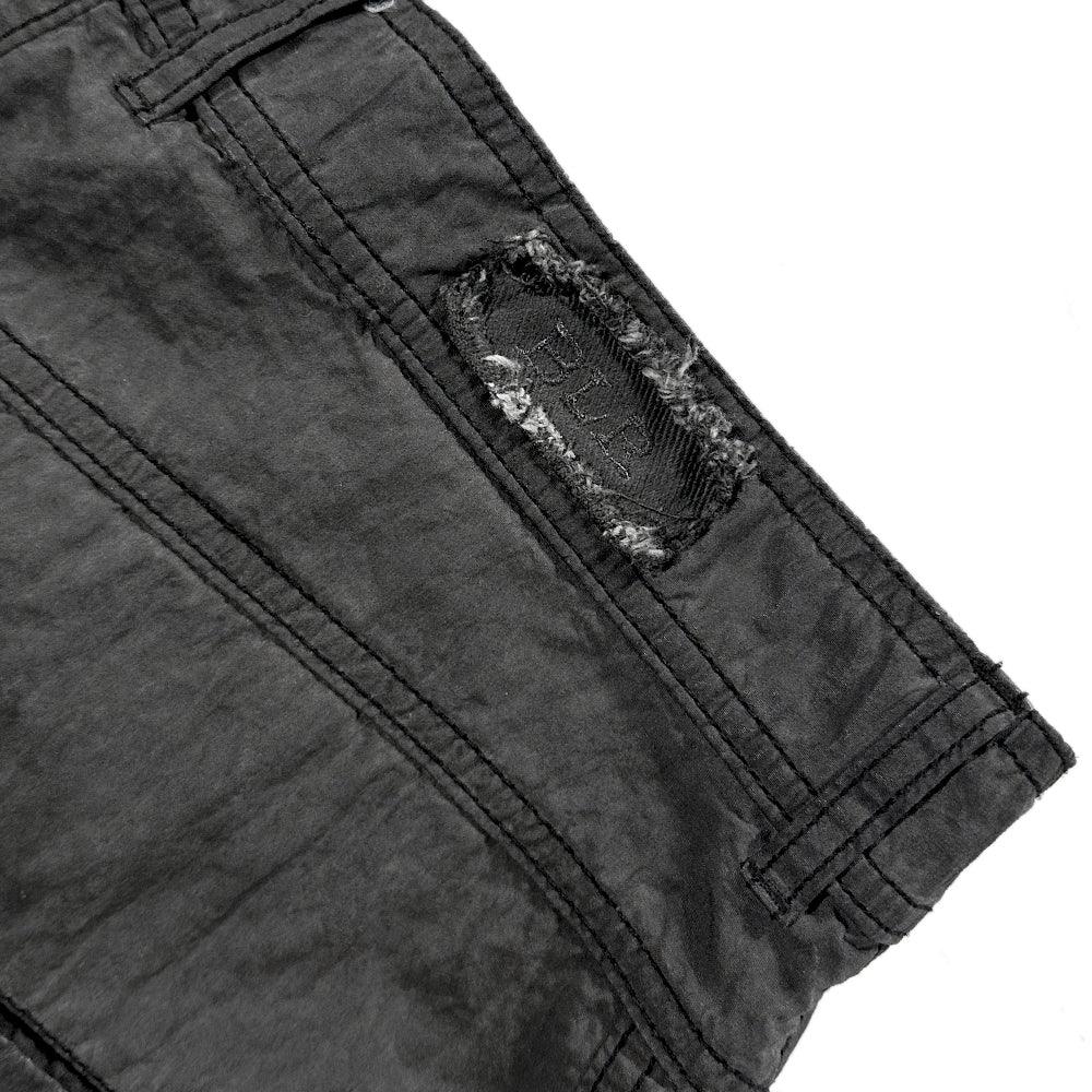 Dyed Multi Pocket Nylon Parachute Pants - BLR BLUER - VENTURER