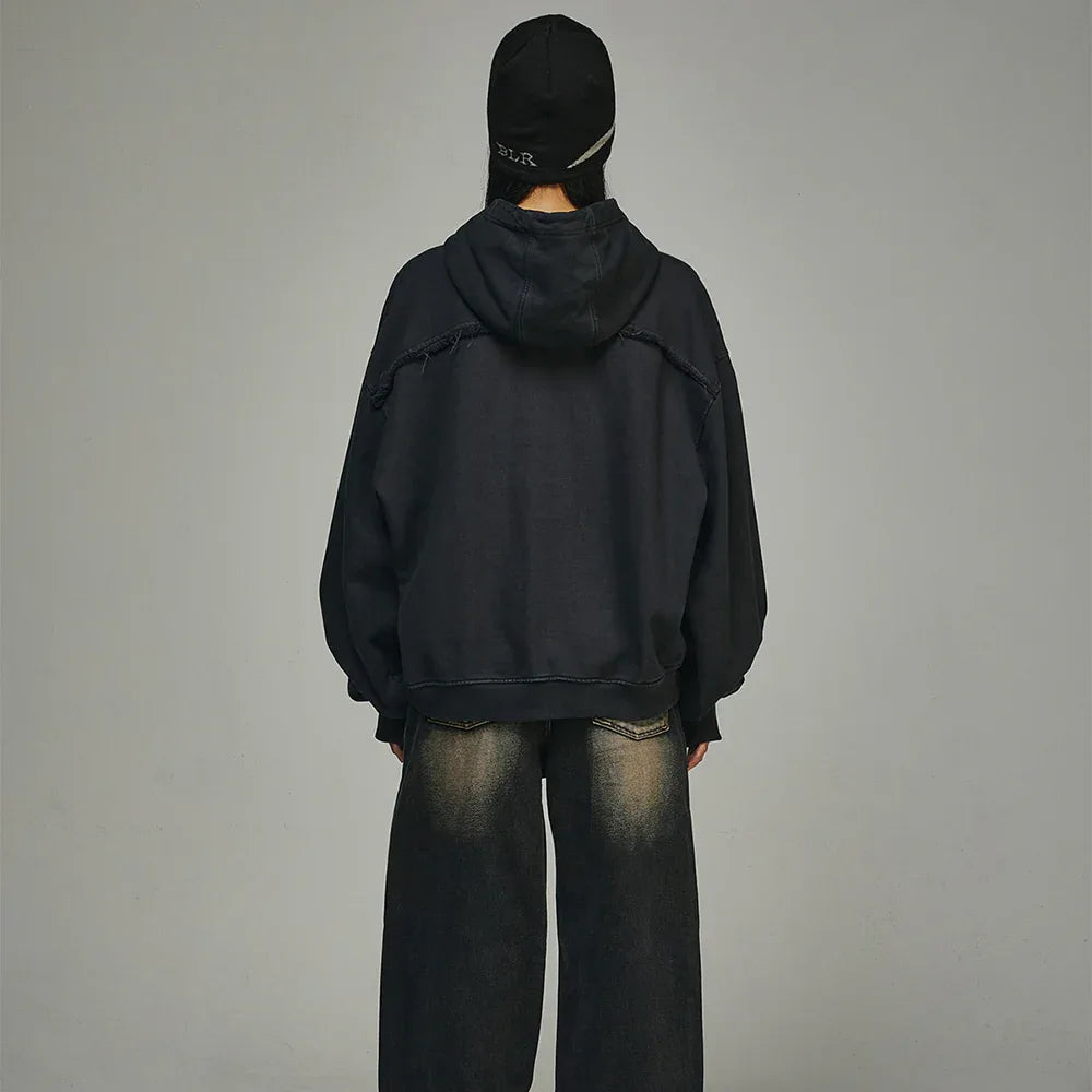 Vintage Garment Dyeing Hoodie - BLR BLUER - VENTURER