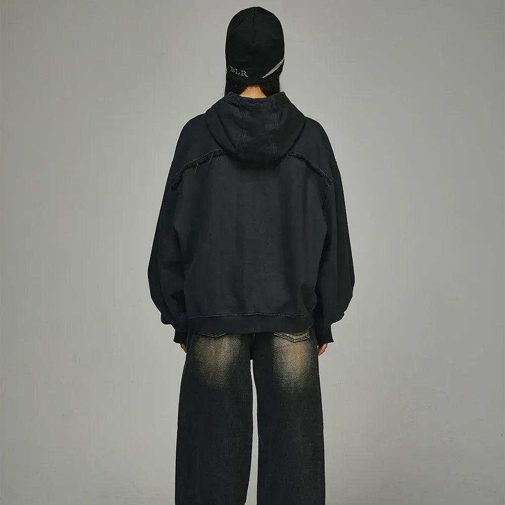 Vintage Garment Dyeing Hoodie - BLR BLUER - VENTURER