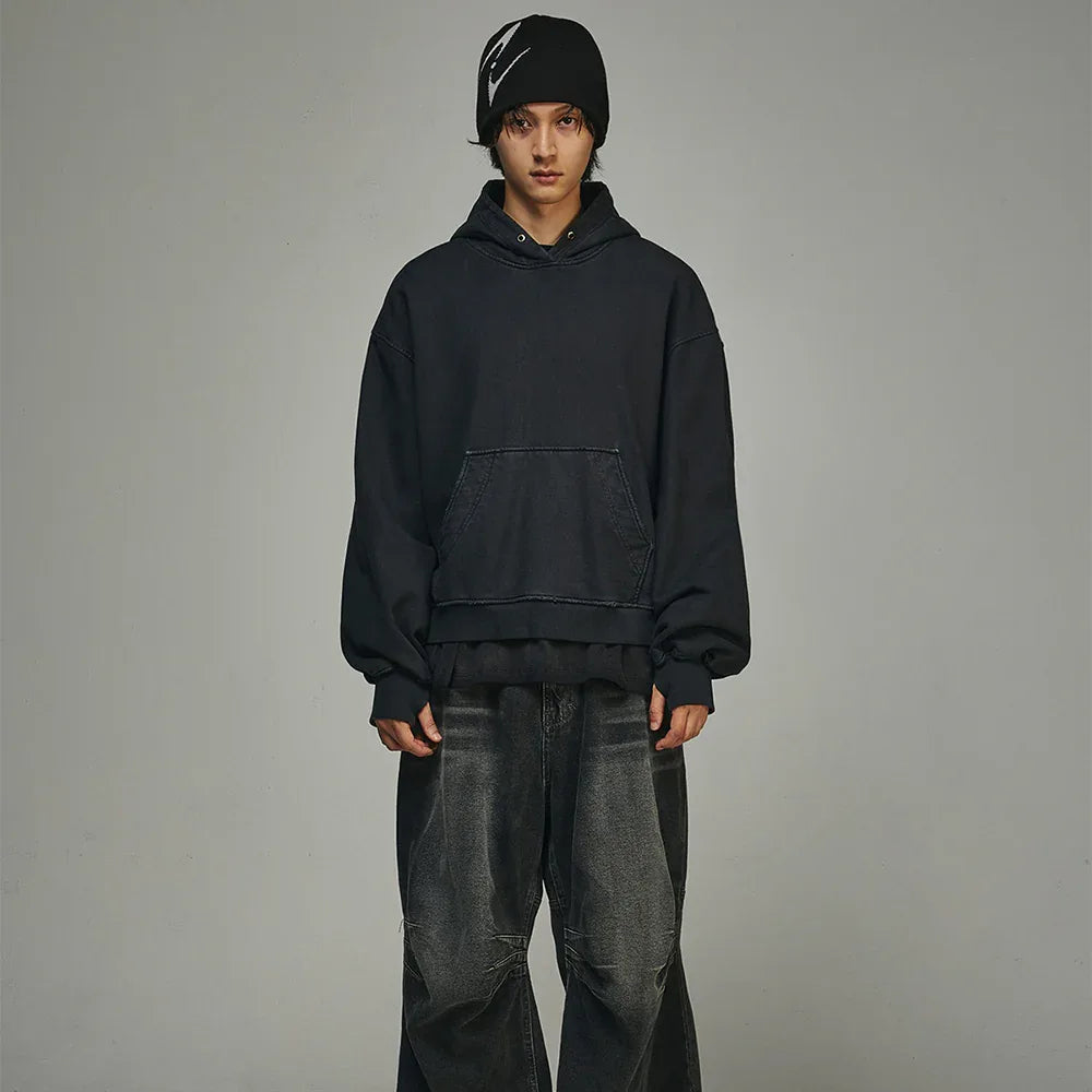 Vintage Garment Dyeing Hoodie - BLR BLUER - VENTURER