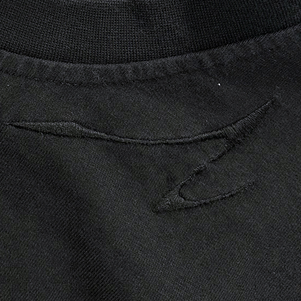 Destroyed Back Gradation Washing LS T-Shirt