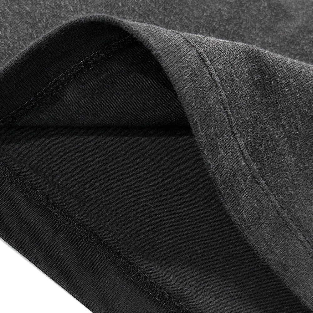 Destroyed Back Gradation Washing LS T-Shirt