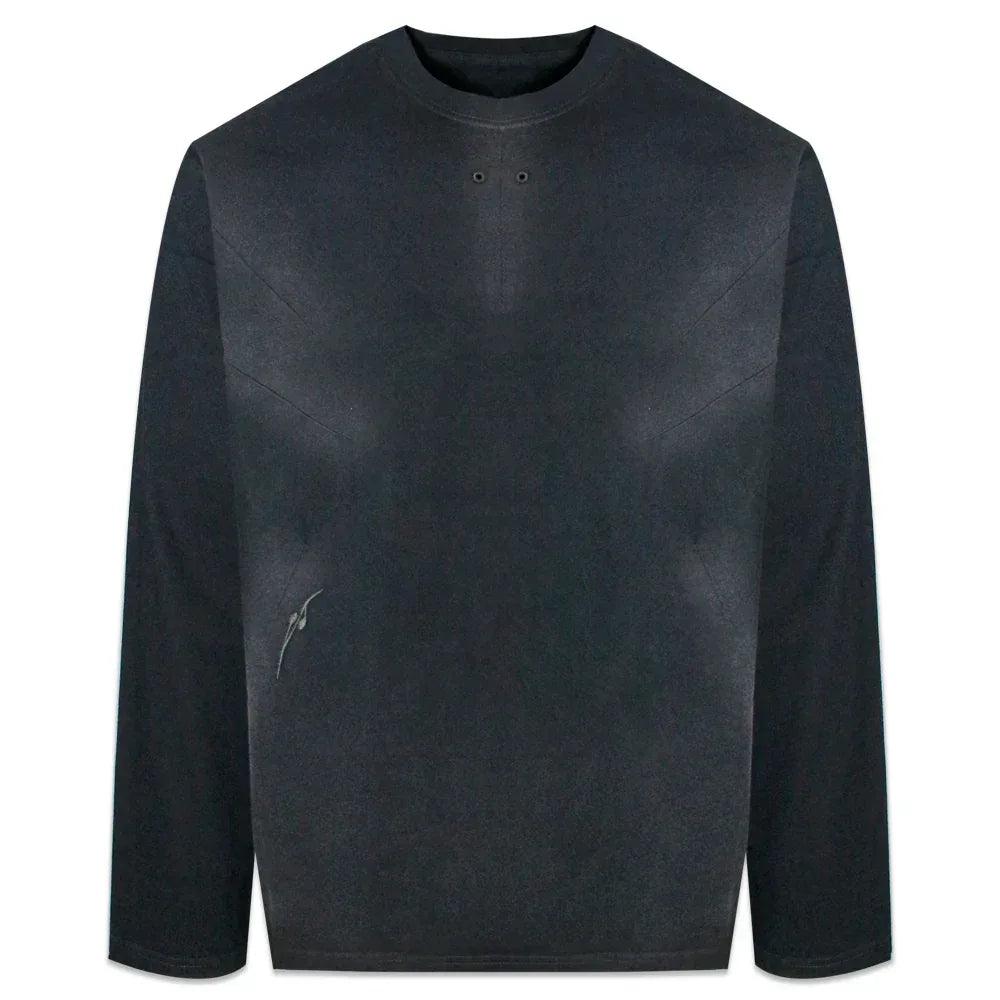 Rain Destroyed Gradation Bleached LS T-Shirt - BLR BLUER - VENTURER