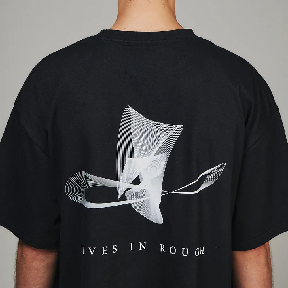 Spin Logo Printed T-Shirt - BLR BLUER - VENTURER