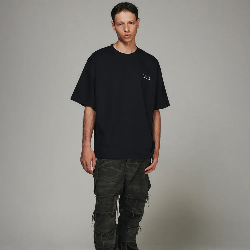 Spin Logo Printed T-Shirt - BLR BLUER - VENTURER