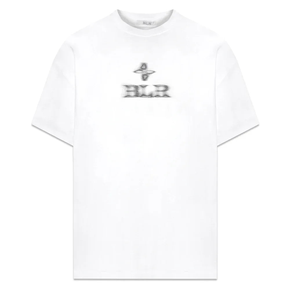 Blurred Logo Printed T-Shirt - BLR BLUER - VENTURER