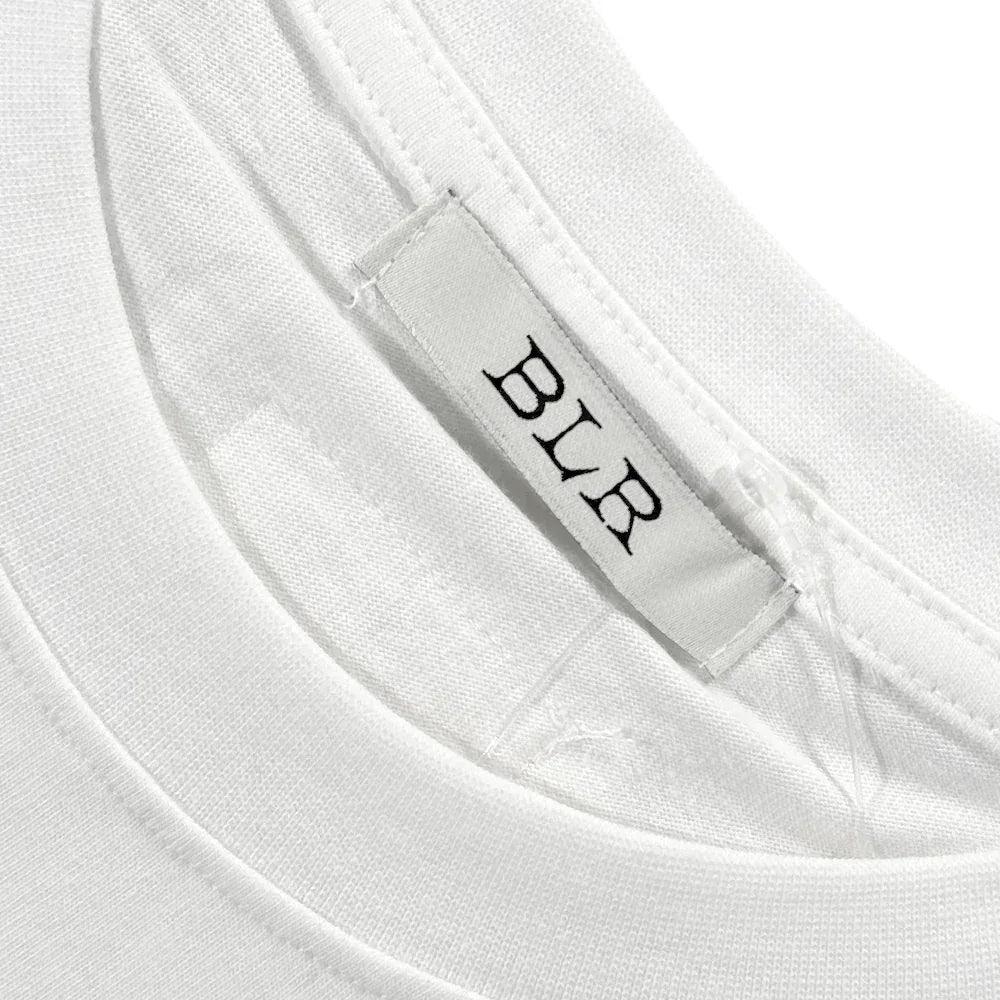 Blurred Logo Printed T-Shirt - BLR BLUER - VENTURER