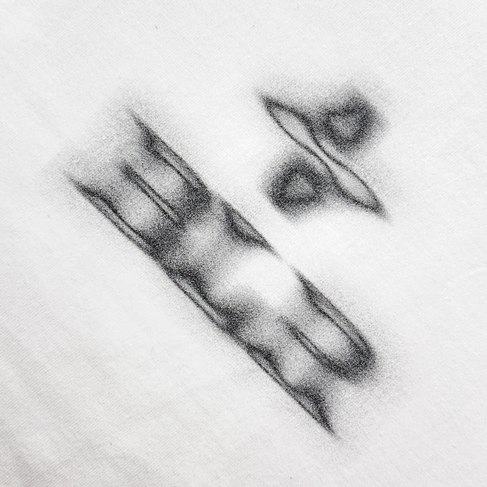 Blurred Logo Printed T-Shirt