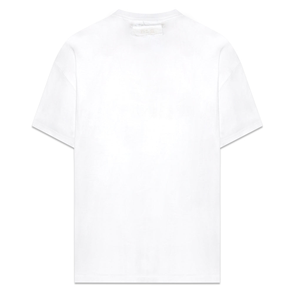Blurred Logo Printed T-Shirt