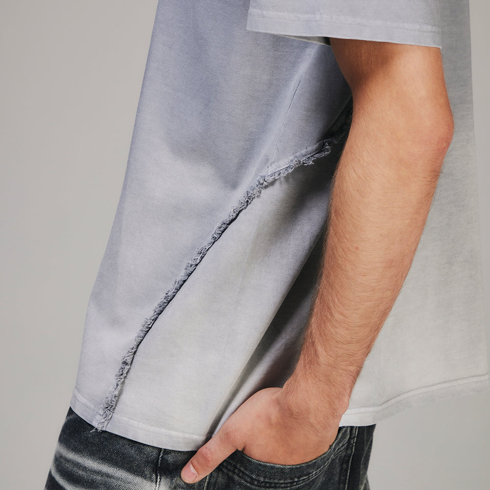 Destroyed Gradation Bleached T-Shirt