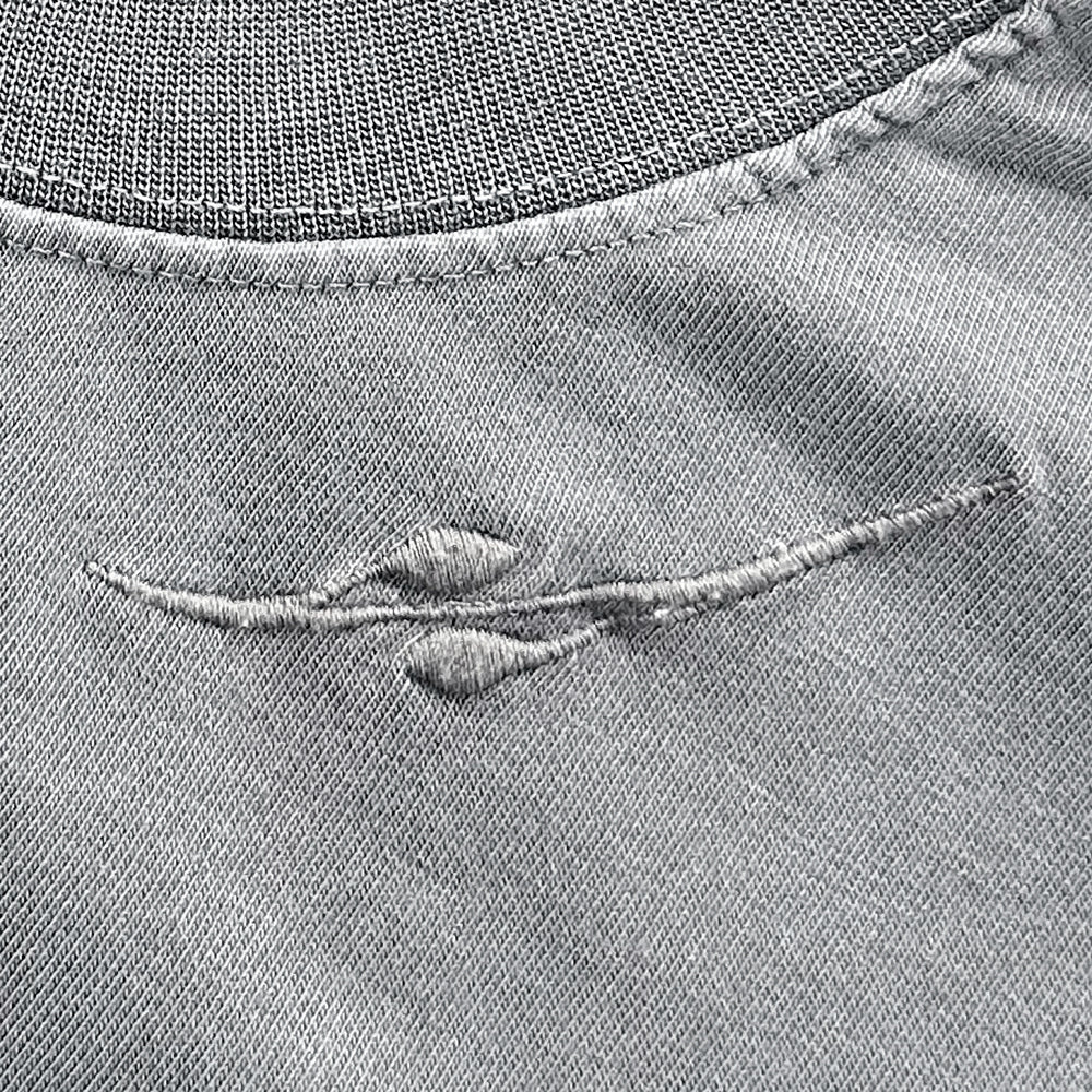 Destroyed Gradation Bleached T-Shirt - BLR BLUER - VENTURER