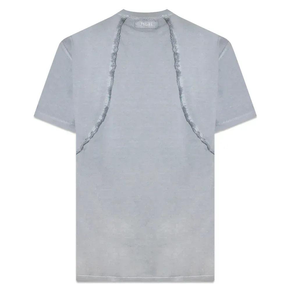 Destroyed Gradation Bleached T-Shirt - BLR BLUER - VENTURER