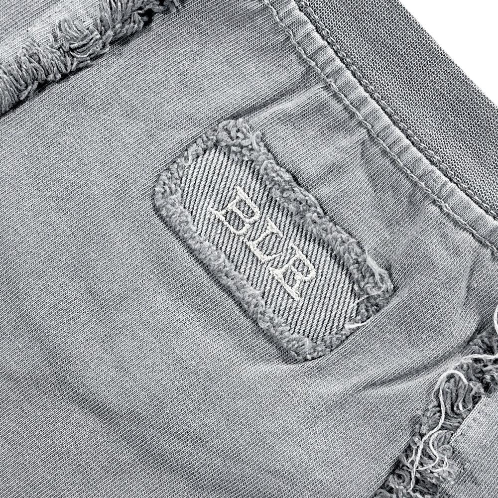 Destroyed Gradation Bleached T-Shirt - BLR BLUER - VENTURER