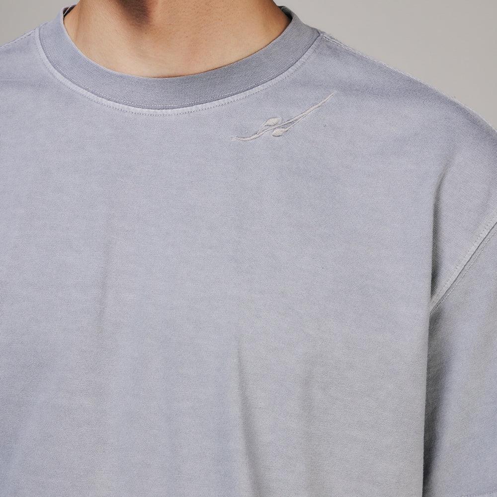 Destroyed Gradation Bleached T-Shirt - BLR BLUER - VENTURER