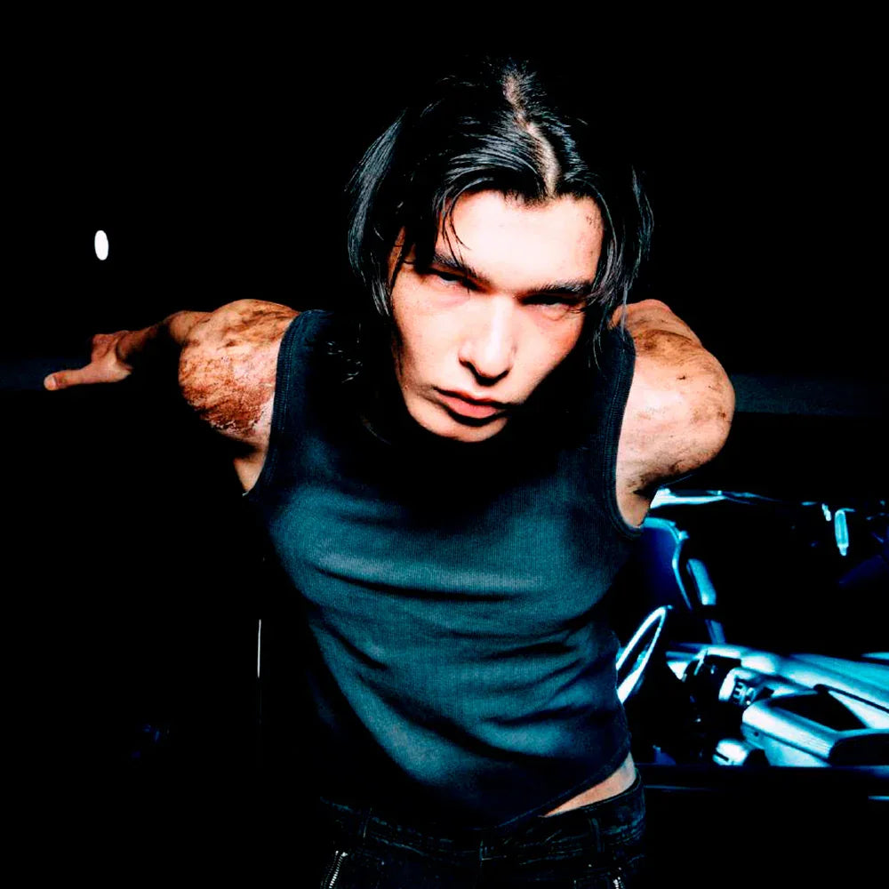 High Tension Gradiation Washing Sleeveless - BLR BLUER - VENTURER