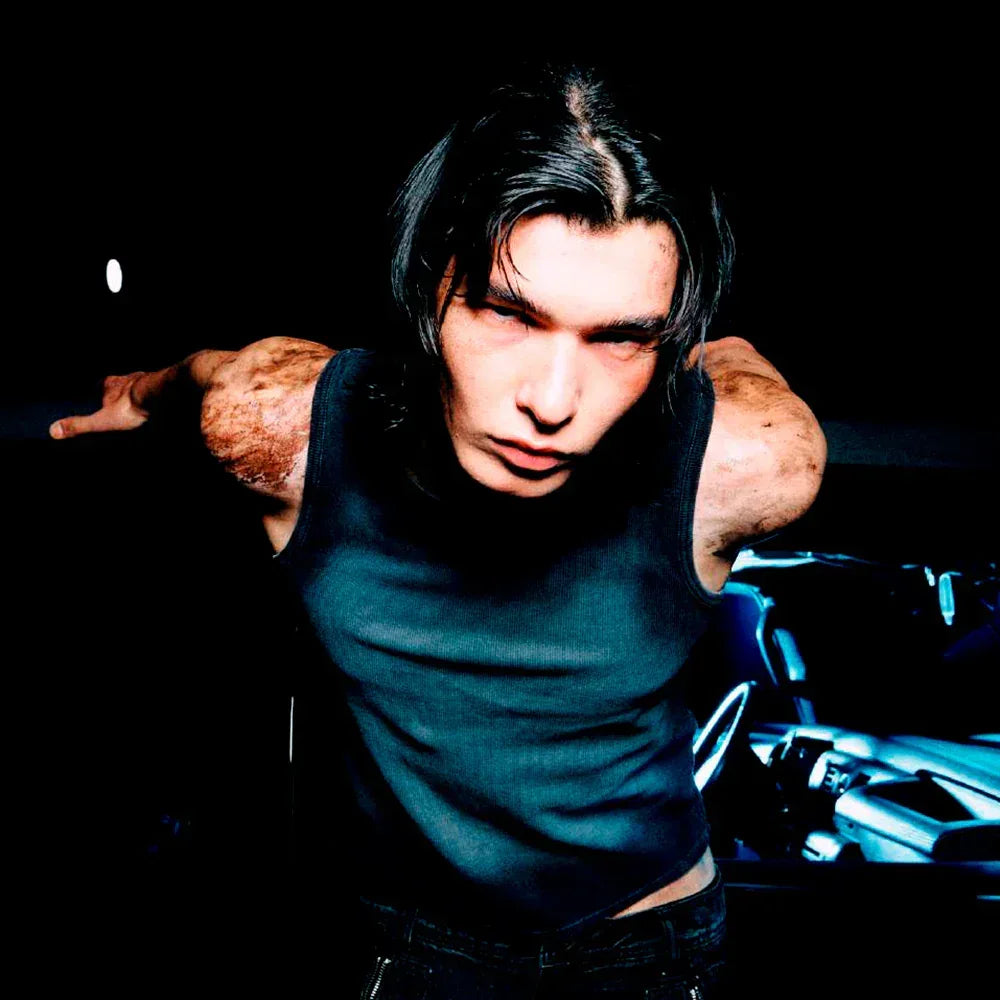 High Tension Gradiation Washing Sleeveless - BLR BLUER - VENTURER