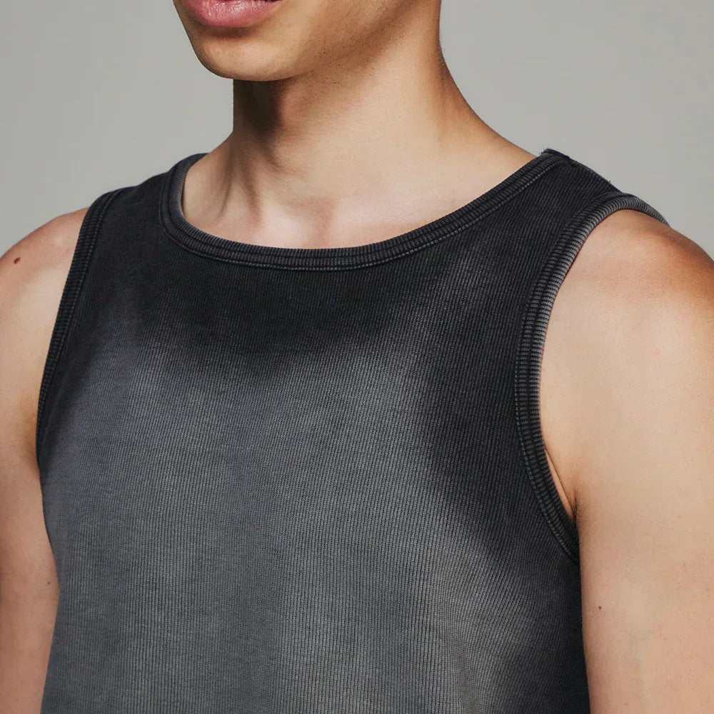 High Tension Gradiation Washing Sleeveless - BLR BLUER - VENTURER