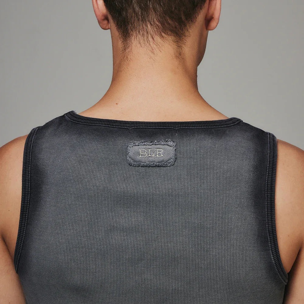 High Tension Gradiation Washing Sleeveless - BLR BLUER - VENTURER