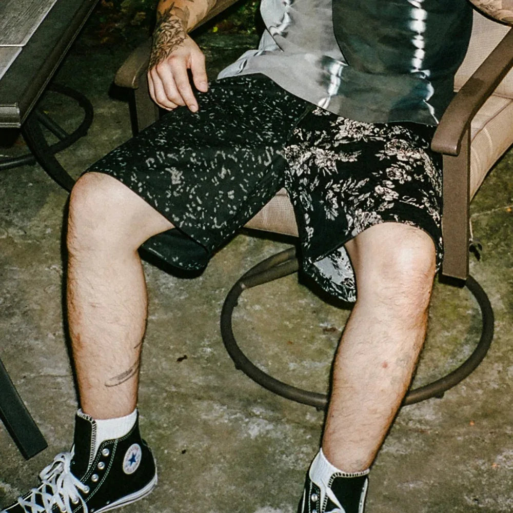 Floral Leopard Switching Shorts - LAST NEST - VENTURER