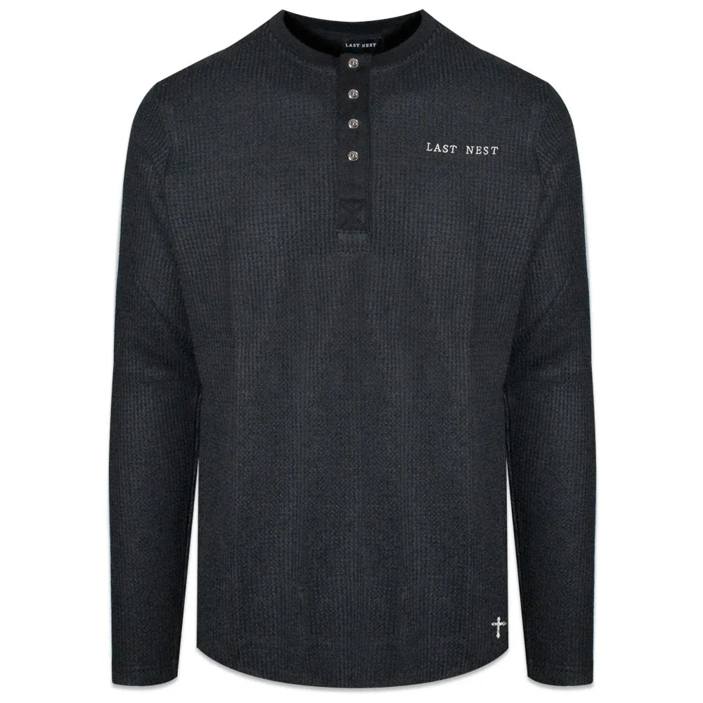 Logo Emb Henry Neck - LAST NEST - VENTURER